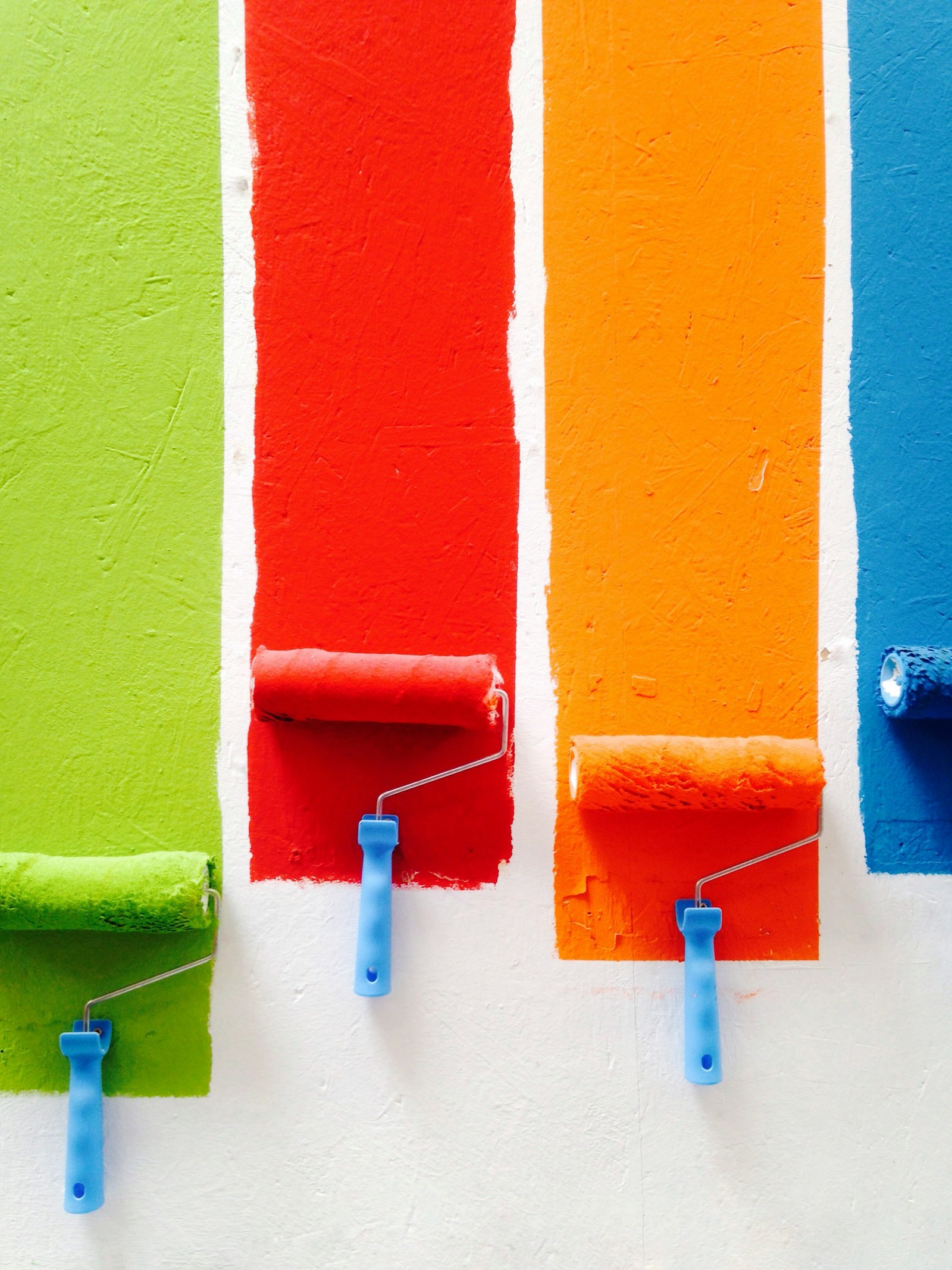 Designer selecting color samples